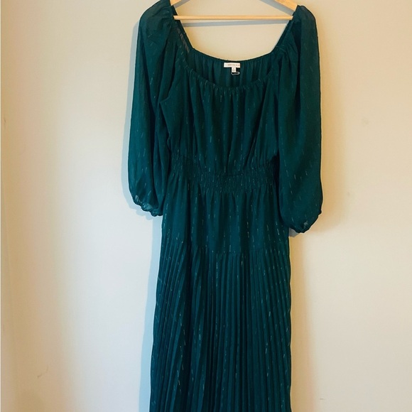 Skies Are Blue Dresses & Skirts - Skies Are Blue Emerald Long Sleeve Dress